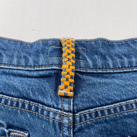 Mother The Checkerboard Duster Flood Cuff Jeans in Bunny Hop Size 29 - Picture 14 of 15